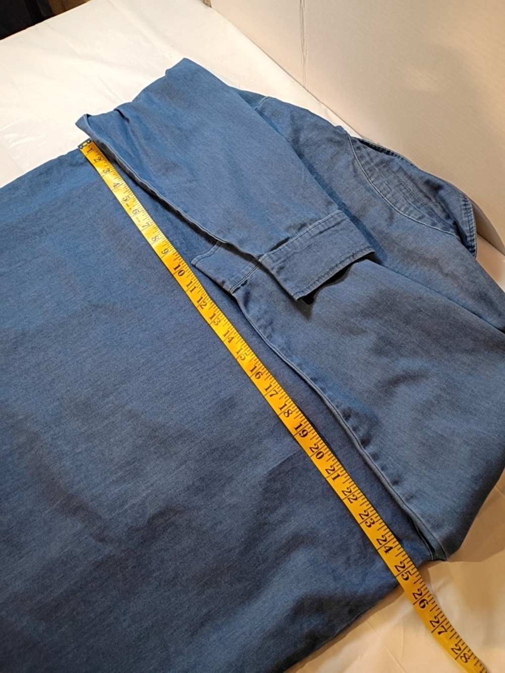 Quacker Factory Denim Shirt XL
Embroidered Floral Button Front
Chambray - Picture 5 of 9